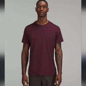LULULEMON Fundamental Casual Maroon Red T-Shirt Men's estimated size XL
